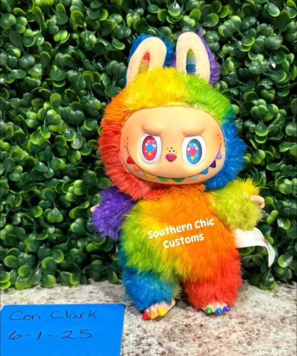 Popular Internet Cartoon Labbub Figurine Rabbit Plush Toy Squeeze Fun Children's Pendant Doll Holiday Gift