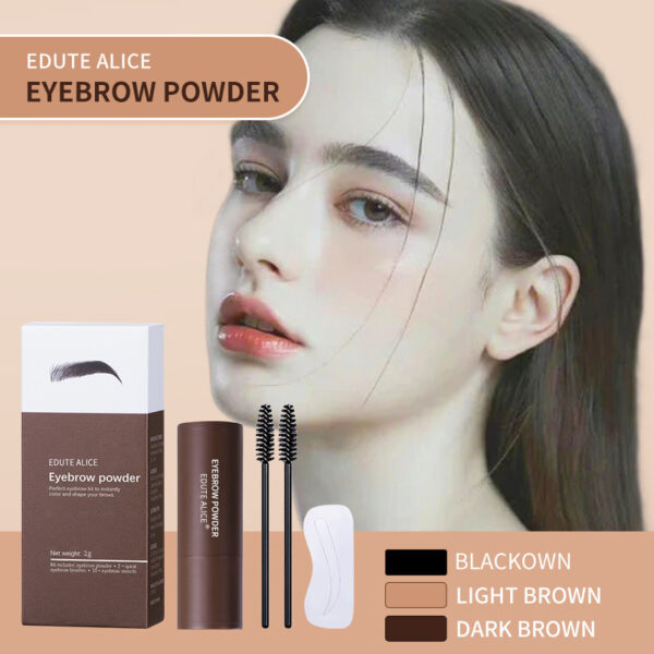 Eyebrow Stamp Powder Set eyebrow stamp eyebrow makeup tool contour stamp eyebrow powder stick with eyebrow card