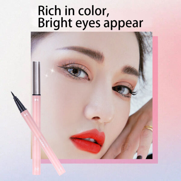 Eyeliner pencil, smudge-proof, long-lasting, quick-drying, beginner-friendly liquid eyeliner, waterproof and oil-proof eyeliner pencil