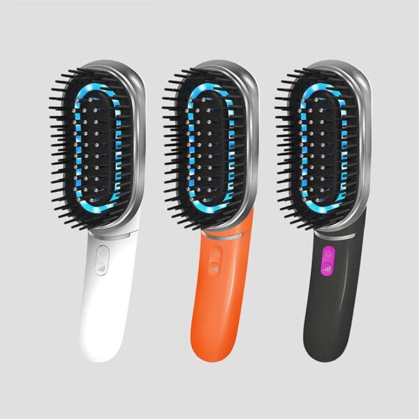 Electric massage comb - Red and blue light EMS scalp massage comb for healthy hair care comb