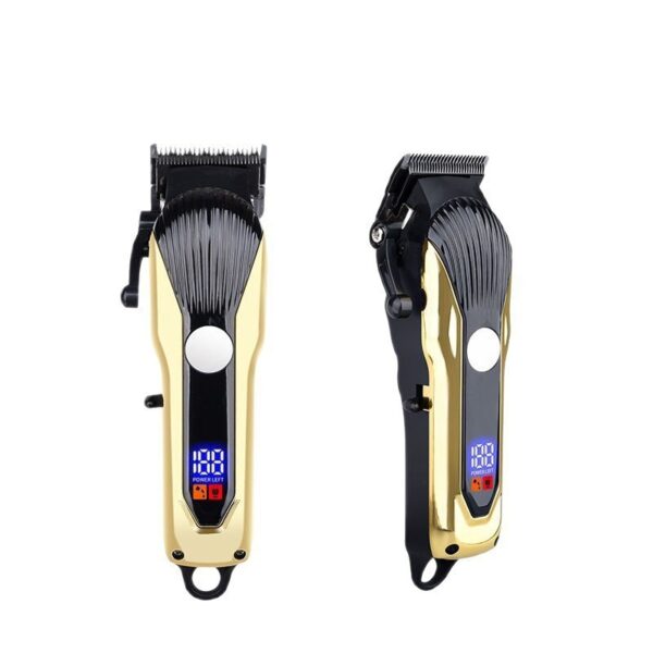 Professional LCD Digital Display Electric Hair Clipper, Rechargeable Multi-purpose Trimmer for Hair Cutting, Beard & Bald Head Shaving