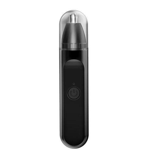 Factory Source Electric Nose Hair Trimmer, Rechargeable Nose Hair Shaver for Men & Women, Black Ear and Nose Hair Cutter