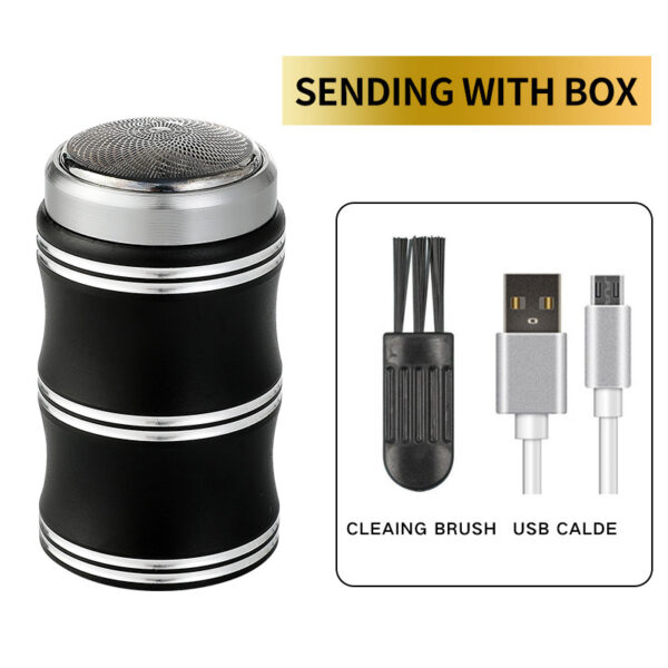 Rechargeable Electric Shaver for Men, Portable Beard Razor, Luxury Gift Box for Boyfriend