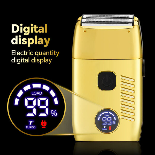 Reciprocating Electric Shaver, Bald Head Polisher, Dual-Head 4D Bald Shaver Finishing Trimmer, Men's Razor
