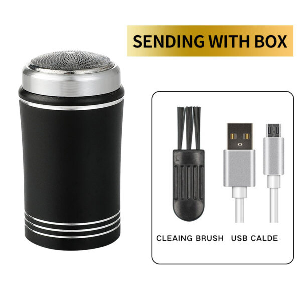 Rechargeable Electric Shaver for Men, Portable Beard Razor, Luxury Gift Box for Boyfriend