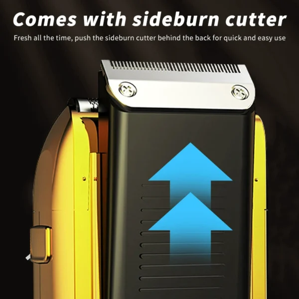Rechargeable Reciprocating Electric Shaver, Wet & Dry Dual Use, Removable Washable Blade Head with LED Display