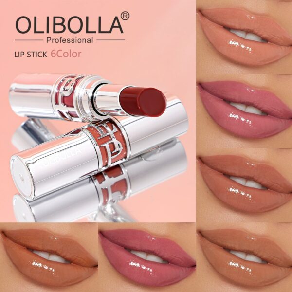 Glossy Mirror Lip Gloss, 6 Colors Lip Tint, Long Lasting Moisturizing Glass Plump Lips