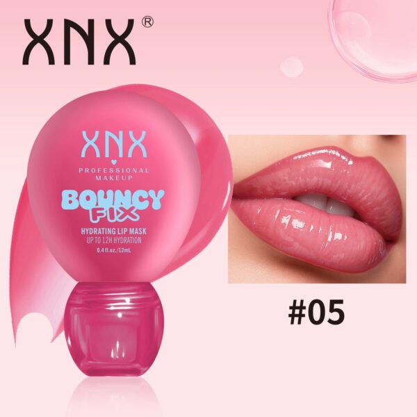 2 in 1 Hydrating Tinted Lip Gloss Lip Mask, Day & Night Moisturizing Lip Oil