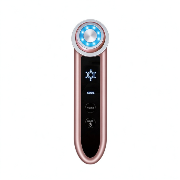 RF Facial Beauty Device with Hot & Cold Therapy, Photon Skin Rejuvenation Microcurrent Face Lifting Massager, Skin Tightening Serum Import Machine for Home Use