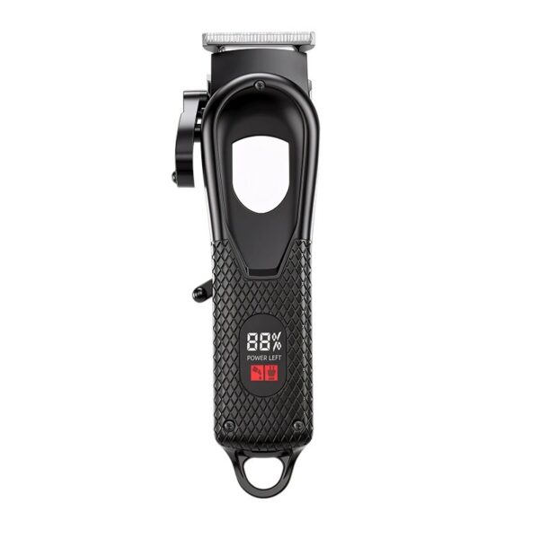 Vintage Dragon Engraved Hair Clipper, Rechargeable Cordless Barber Trimmer with LED Digital Display, Professional Electric Hair Cutting Machine for Salon & Home Haircut