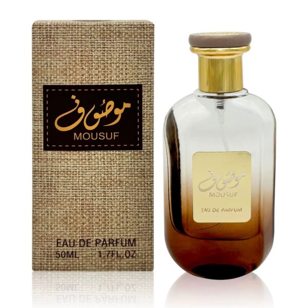 50ml Moousuf Candy Arabic Women Eau De Parfum, Gradient Color Glass Bottle, Long Lasting Fruity Fragrance Dubai Middle East Perfume with Gift Box
