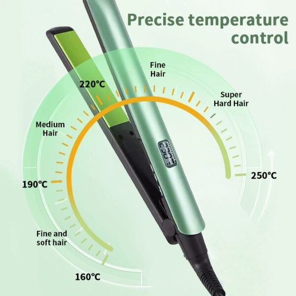 Ceramic Hair Straightener, Fast Heating Constant Temperature Flat Iron, Wave Plate Hair Iron, Damage-Free Lazy Hair Straightening Iron