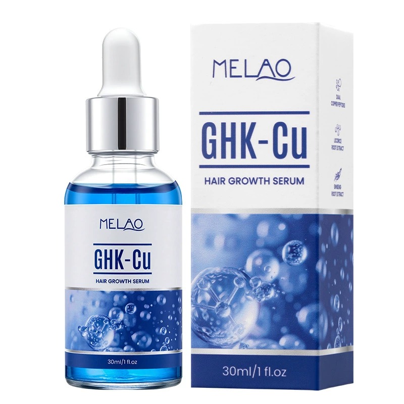 Copper Peptide Hair Serum, GHK-Cu Hair Growth Serum, Scalp Repair Hair Treatment Liquid