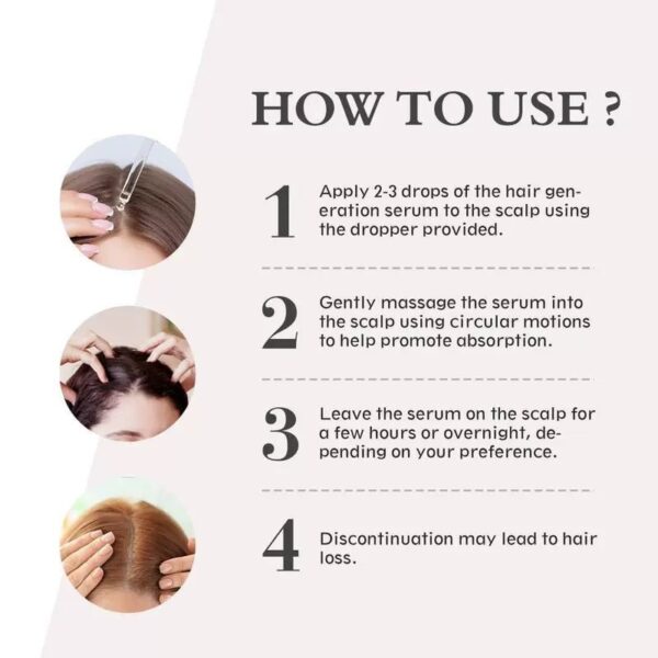 Hair Growth Serum, Nourishing Scalp Care Essence for Soft & Smooth Hair