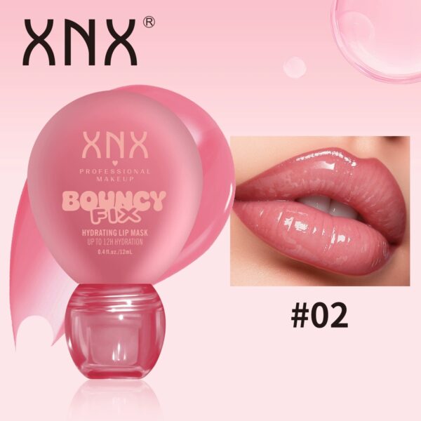 2 in 1 Hydrating Tinted Lip Gloss Lip Mask, Day & Night Moisturizing Lip Oil
