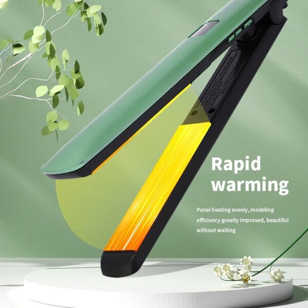 Ceramic Hair Straightener, Fast Heating Constant Temperature Flat Iron, Wave Plate Hair Iron, Damage-Free Lazy Hair Straightening Iron