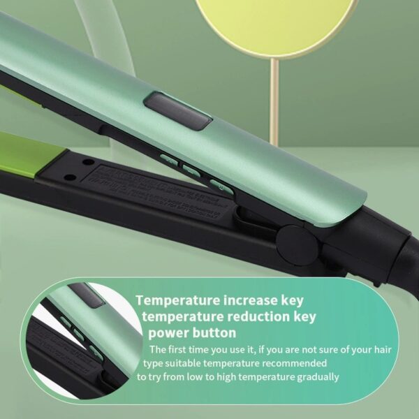 Ceramic Hair Straightener, Fast Heating Constant Temperature Flat Iron, Wave Plate Hair Iron, Damage-Free Lazy Hair Straightening Iron