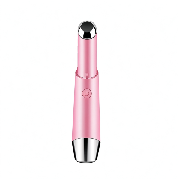 Eye Beauty Device, Eye Serum Import Pen, Vibration Massage Heating & Color Light Eye Massager, Portable Home Beauty Instrument
