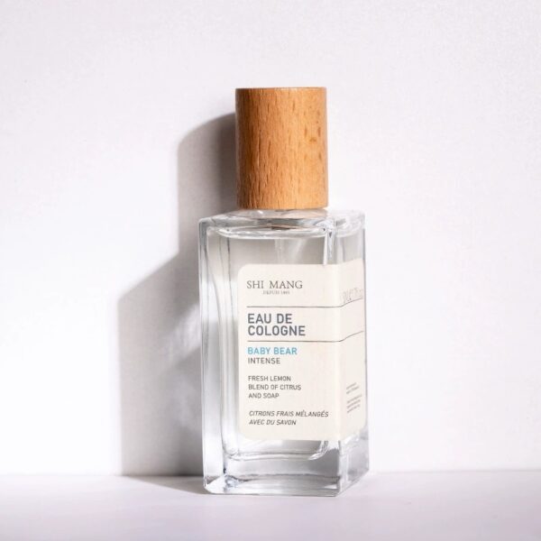 50ml Niche Women Eau De Cologne, Clear Square Glass Bottle with Wooden Cap, Long Lasting Fresh Woody Fragrance Perfume Spray for Daily Wear