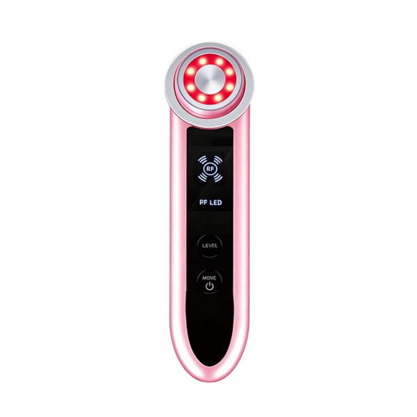 RF Facial Beauty Device with Hot & Cold Therapy, Photon Skin Rejuvenation Microcurrent Face Lifting Massager, Skin Tightening Serum Import Machine for Home Use